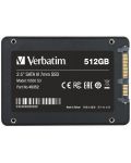 SSD памет Verbatim - Vi550 S3, 512GB, 2.5'', SATA III - 2t